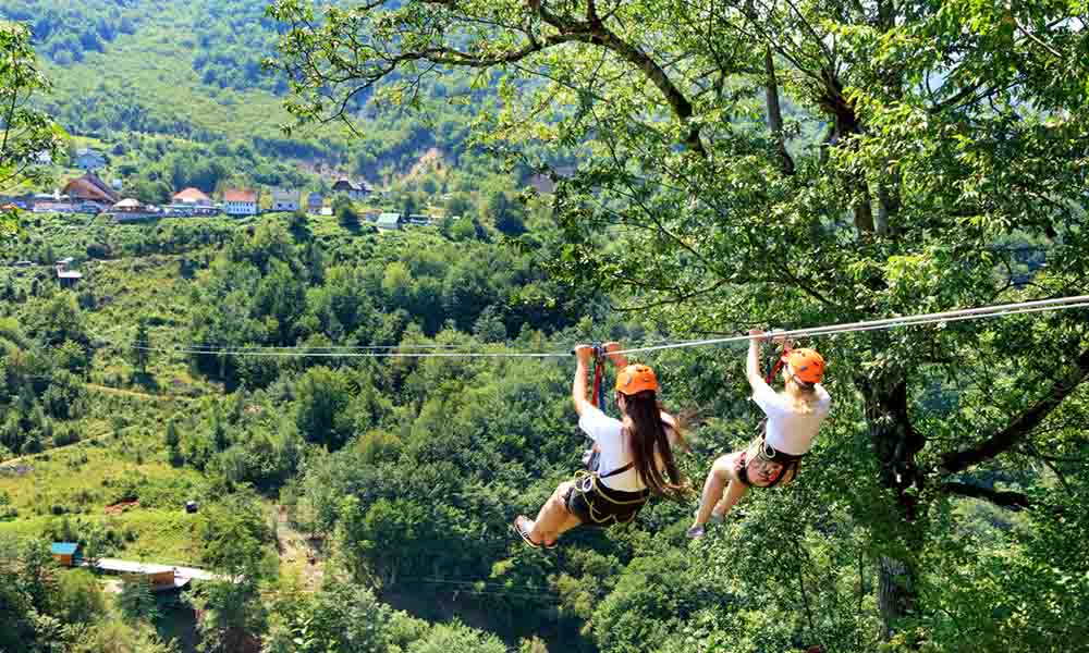 Ziplining 