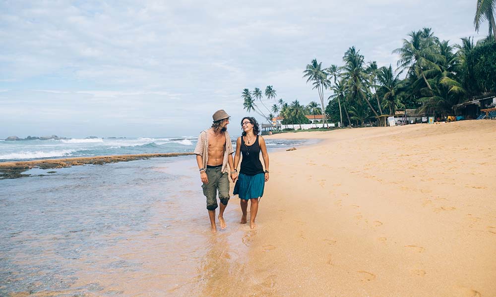 Sri Lanka honeymoon, Unawatuna beach