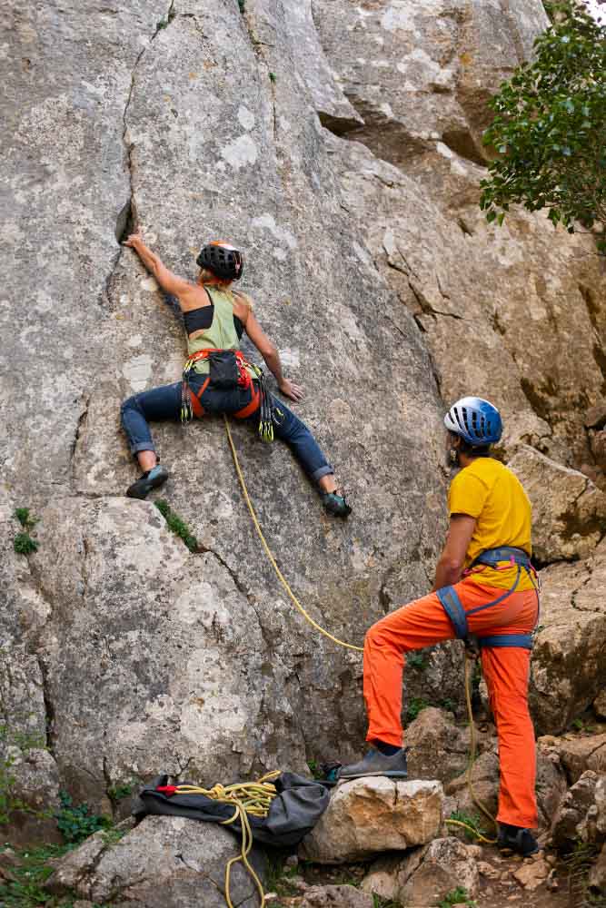 rock climbing