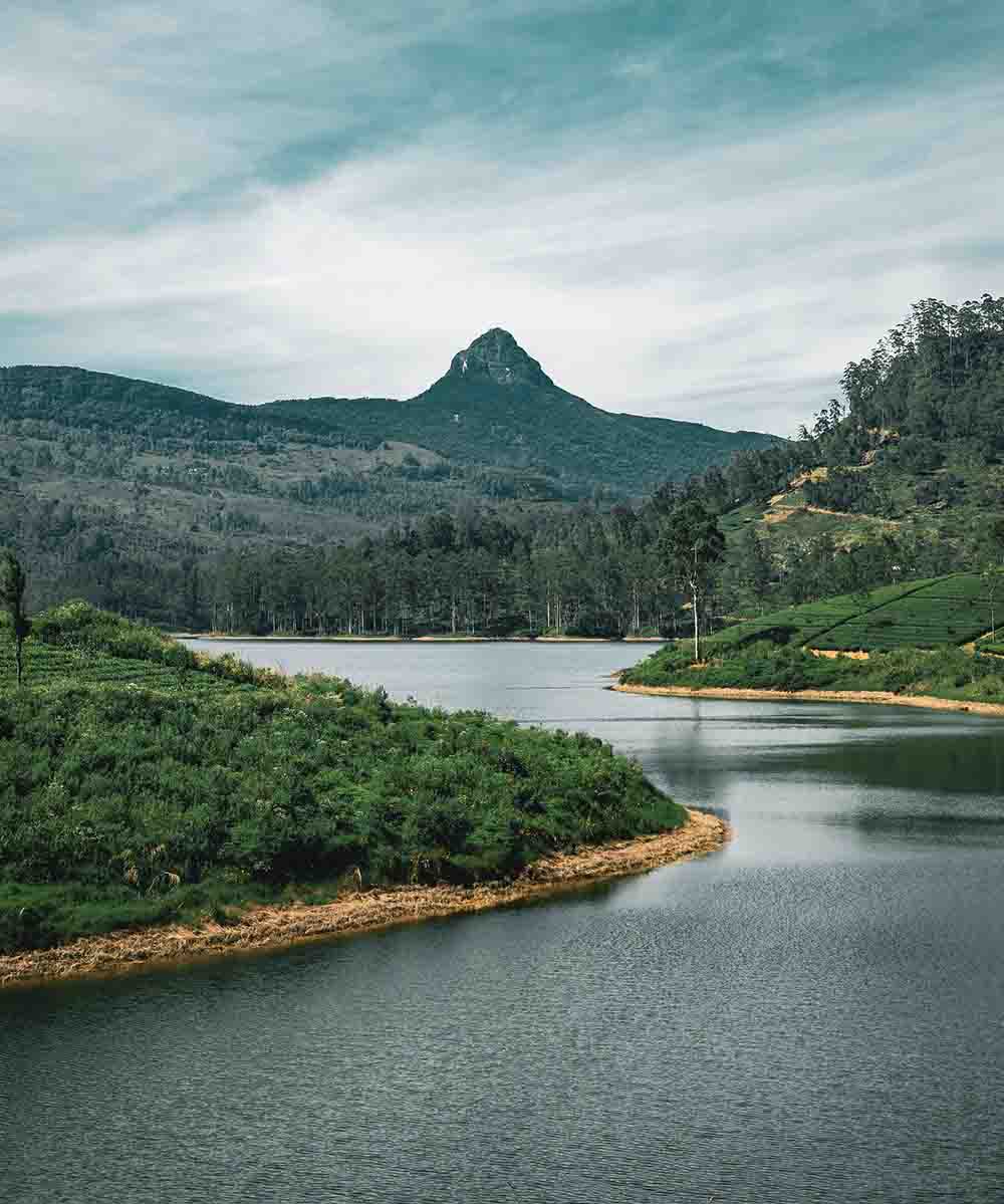 Adam's Peak view from maskeliya, hatton