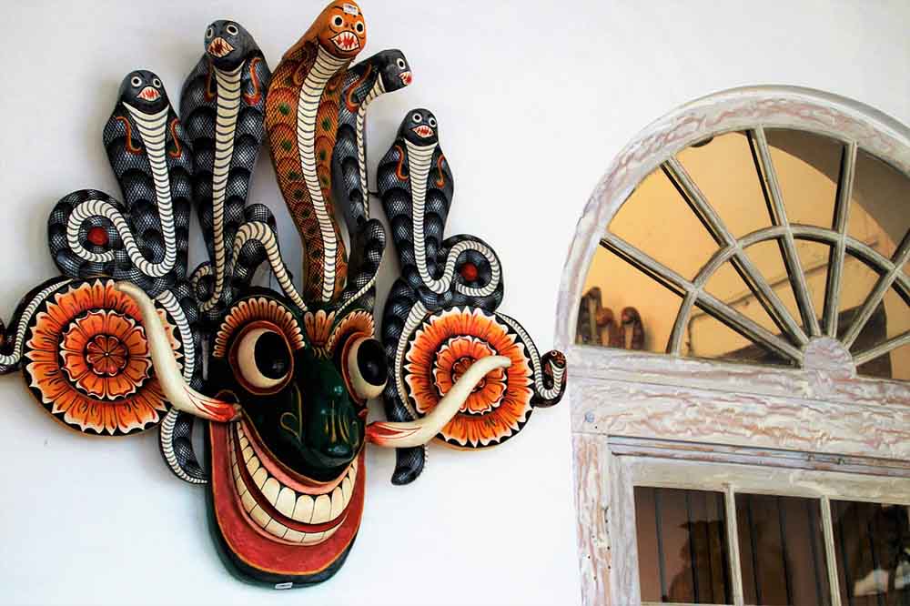 sri lankan traditional mask